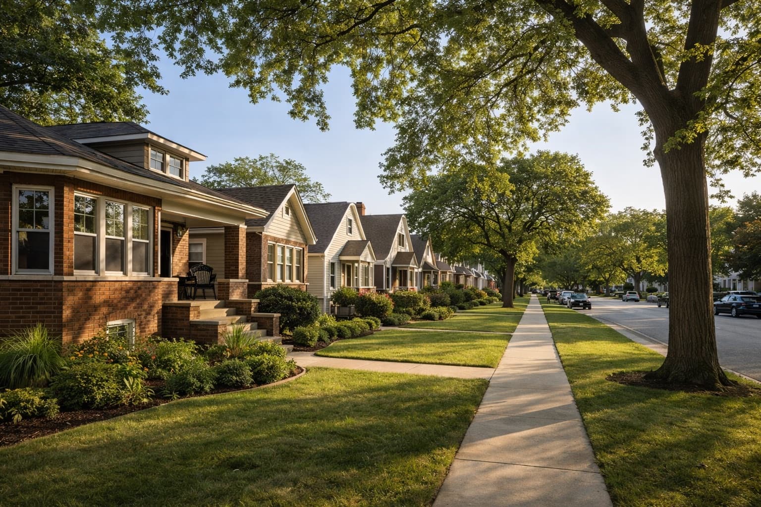 Residential neighborhood in Wilmette